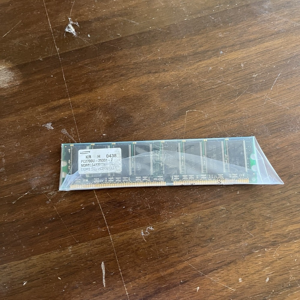512MB SAMSUNG PC-2700 DDR-333‎ NON-ECC MEMORY RAM M368L6423FTN-CB3